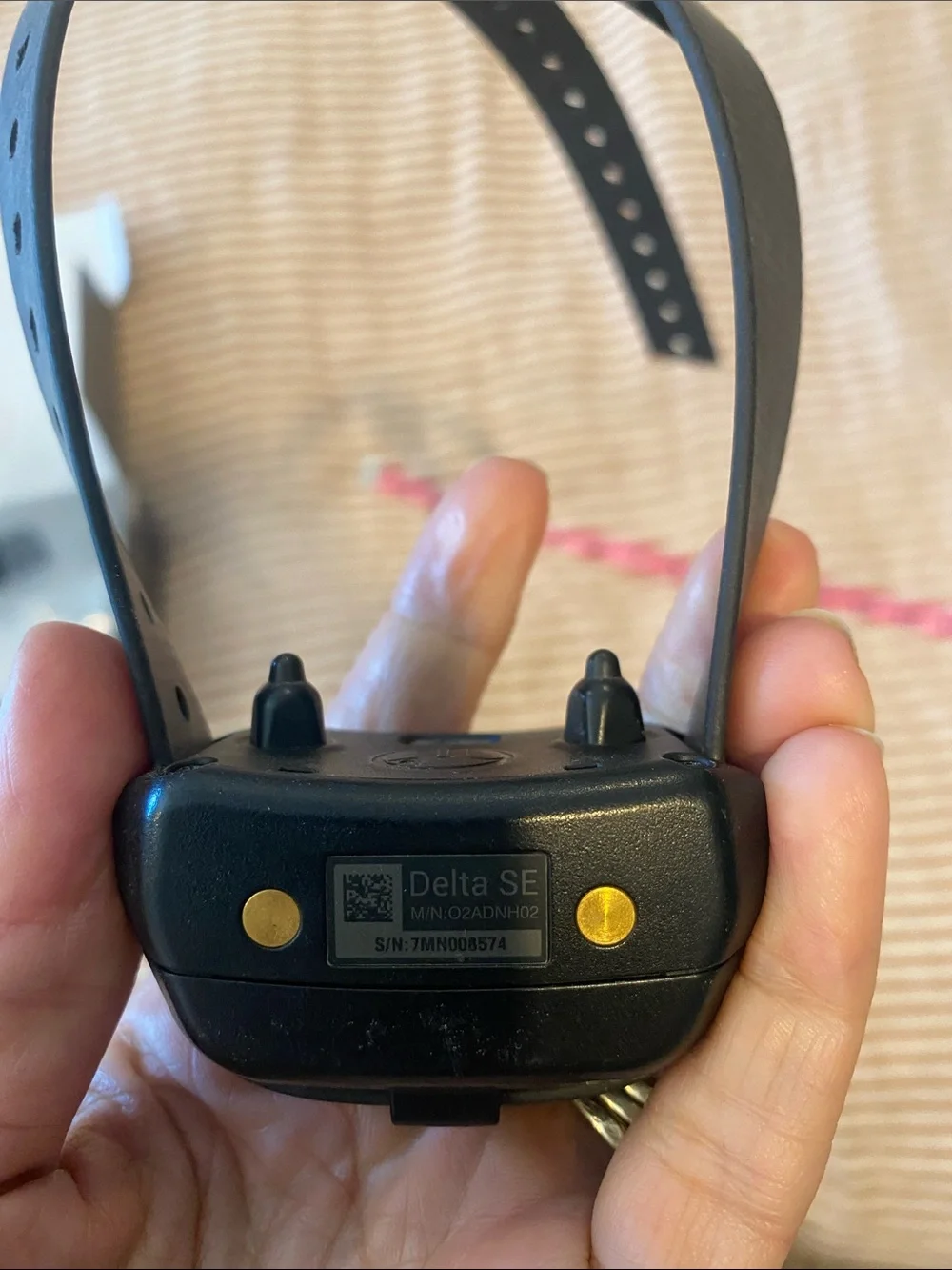 Garmin Delta SE Remote Dog Training System Collar Shock Gray Black